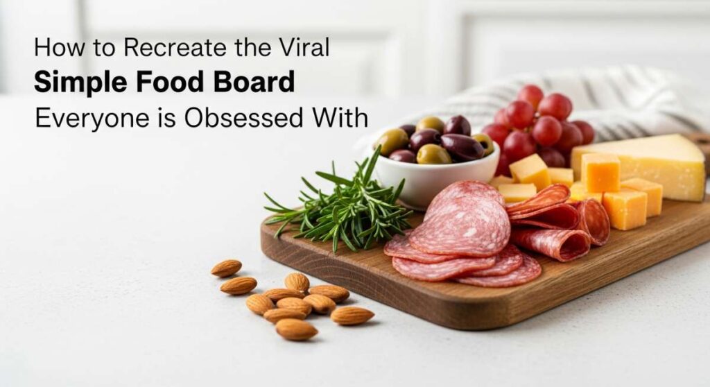 featured: how to recreate the viral simple food board everyone is obsessed with