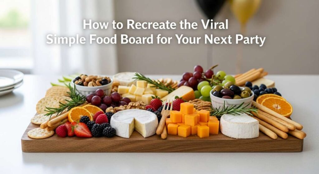 featured: how to recreate the viral simple food board for your next party