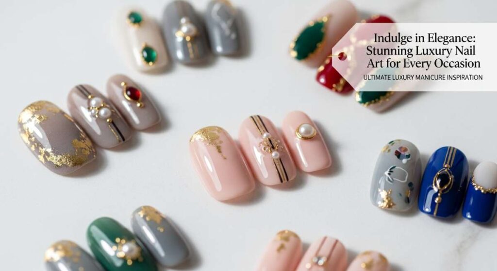 featured: indulge in elegance: stunning luxury nail art for every occasion