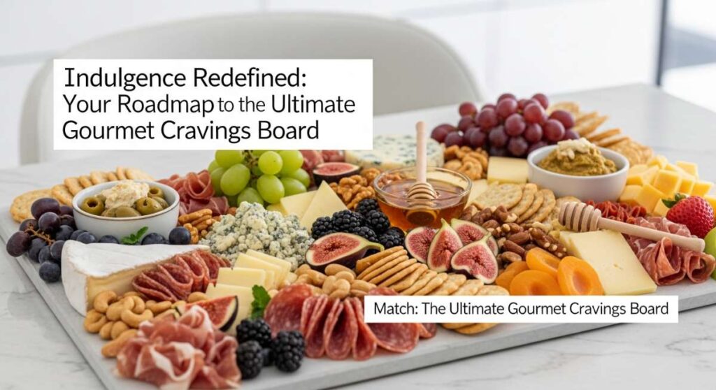 featured: indulgence redefined: your roadmap to the ultimate gourmet cravings board