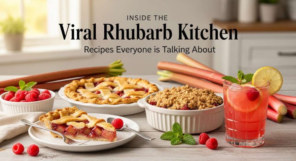 featured: inside the viral rhubarb kitchen: recipes everyone is talking about