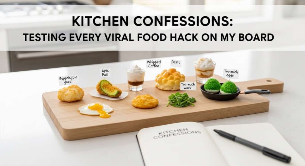 featured: kitchen confessions: testing every viral food hack on my board