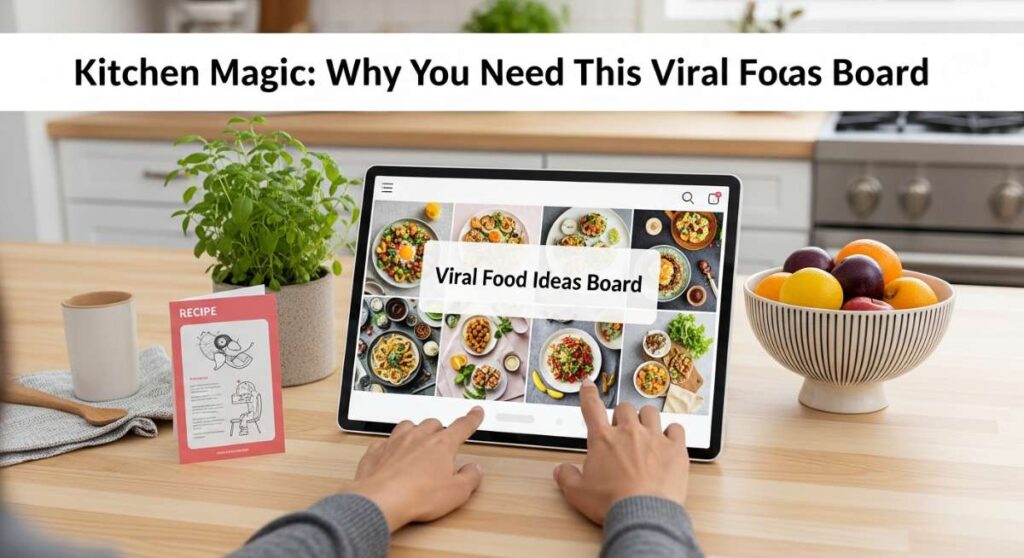 featured: kitchen magic: why you need this viral food ideas board