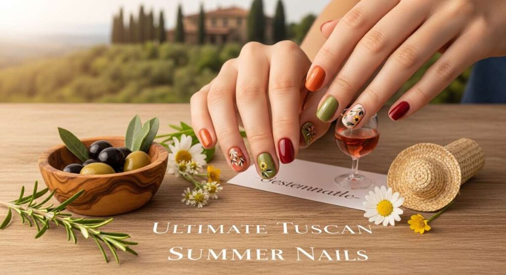 featured: la dolce vita at your fingertips: ultimate tuscan summer nail inspo