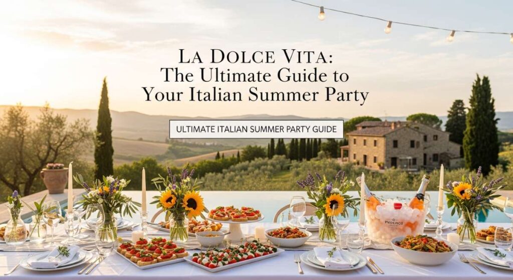 featured: la dolce vita: the ultimate guide to your italian summer party