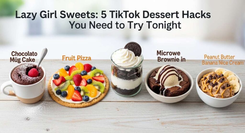 featured: lazy girl sweets: 5 tiktok dessert hacks you need to try tonight