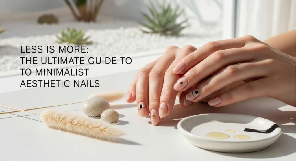 featured: less is more: the ultimate guide to minimalist aesthetic nails