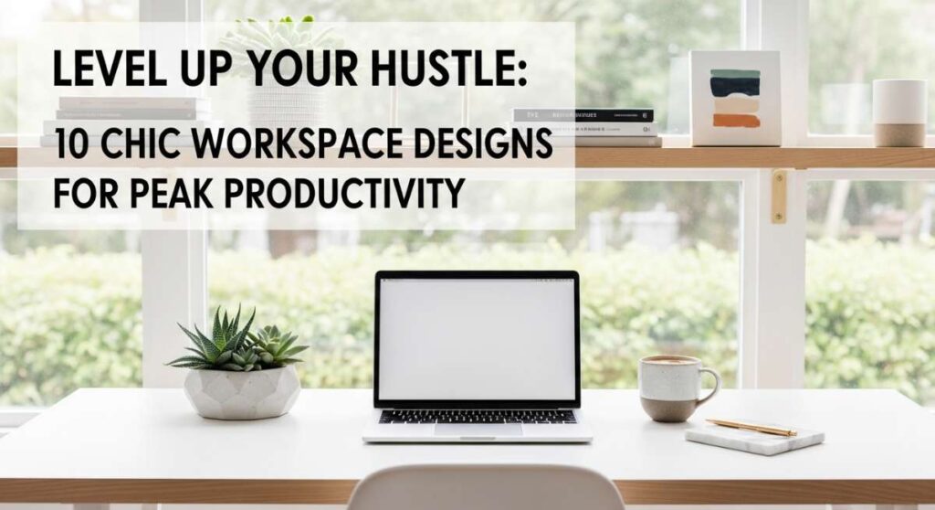 featured: level up your hustle: 10 chic workspace designs for peak productivity