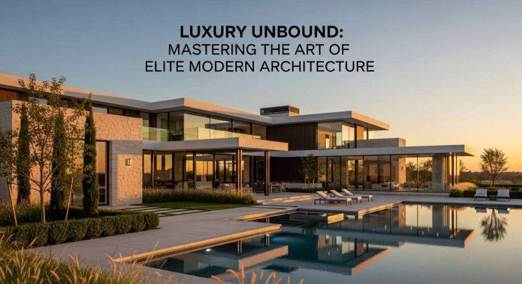 featured: luxury unbound: mastering the art of elite modern architecture