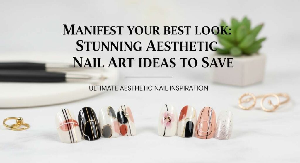 featured: manifest your best look: stunning aesthetic nail art ideas to save