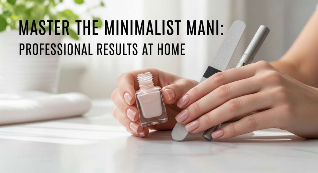 featured: master the minimalist mani: professional results at home