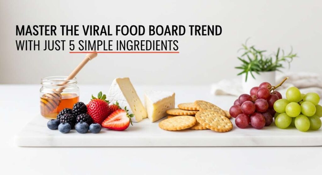 featured: master the viral food board trend with just 5 simple ingredients