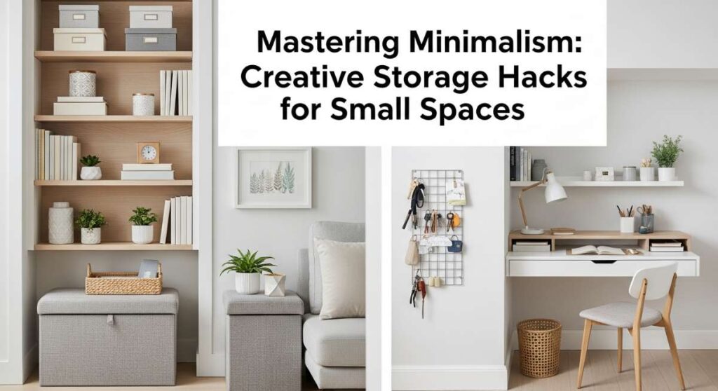 featured: mastering minimalism: creative storage hacks for small spaces