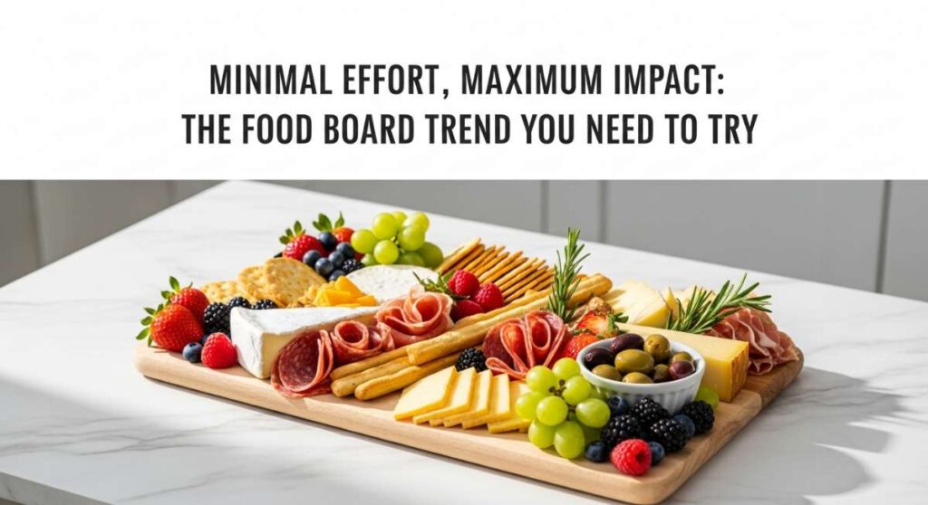 featured: minimal effort, maximum impact: the food board trend you need to try