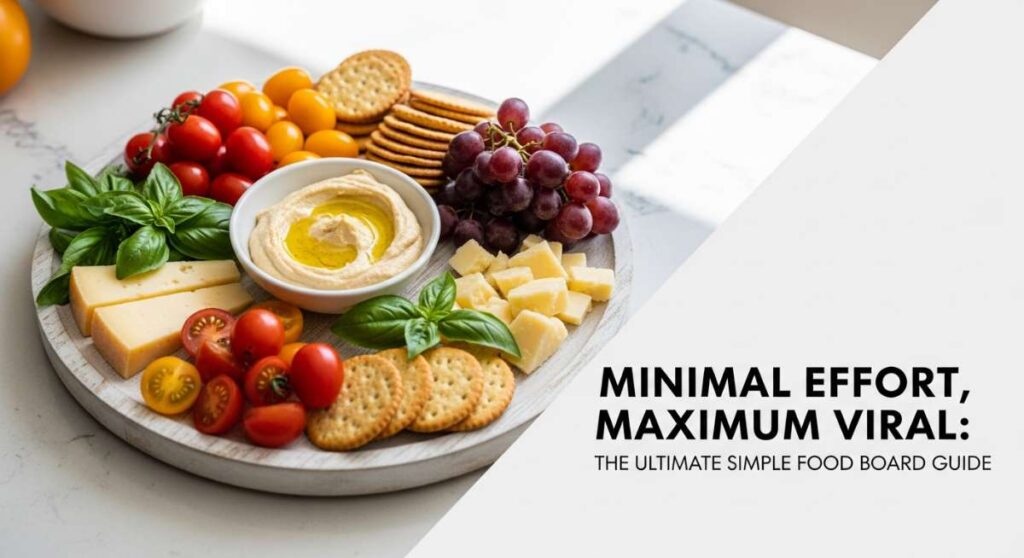 featured: minimal effort, maximum viral: the ultimate simple food board guide