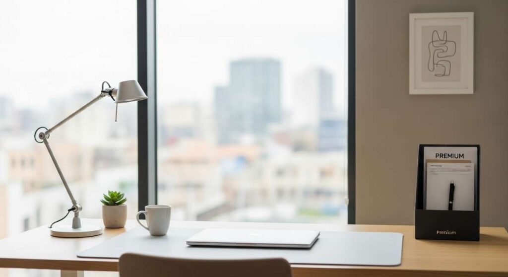 featured: minimalism meets momentum: creating an efficient and stylish workspace