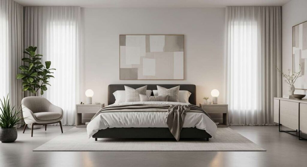 featured: minimalist glam: how to design a high end modern sanctuary