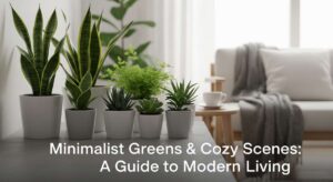 featured: minimalist greens & cozy scenes: a guide to modern living