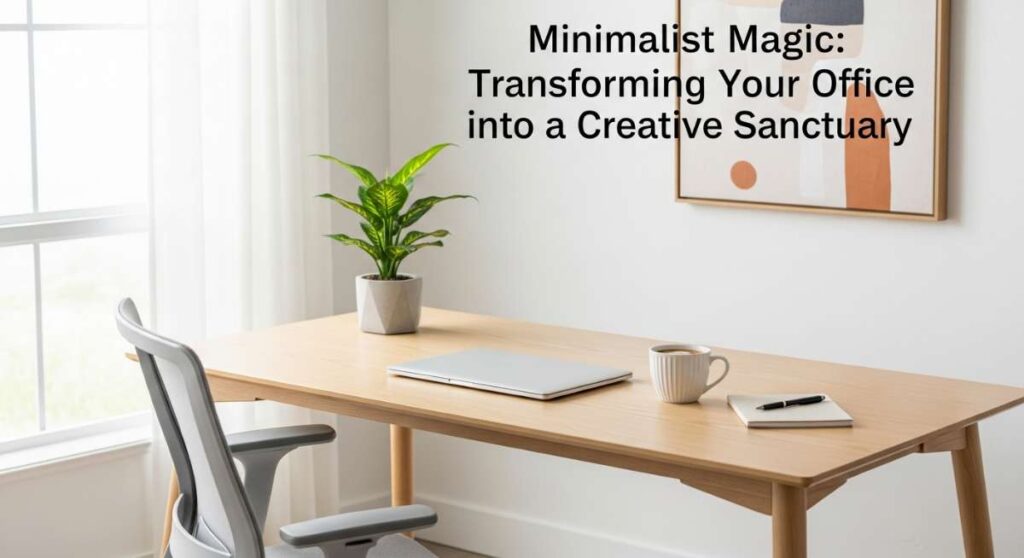 featured: minimalist magic: transforming your office into a creative sanctuary