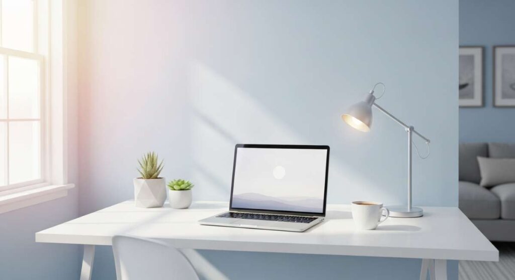 featured: minimalist muse: creating a dreamy aesthetic workspace