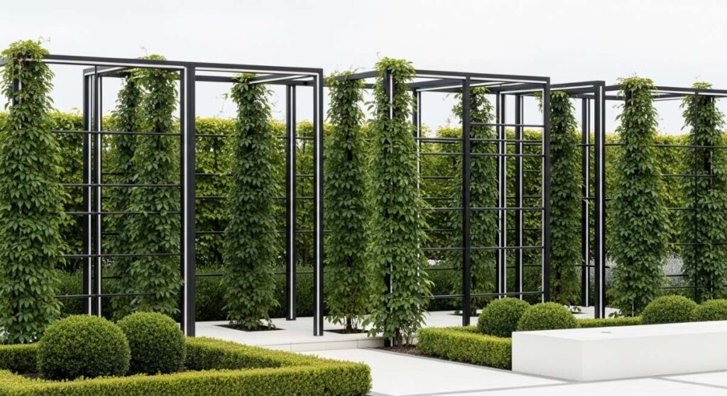 featured: modernist vines: stunning luxury trellis ideas to transform your landscape