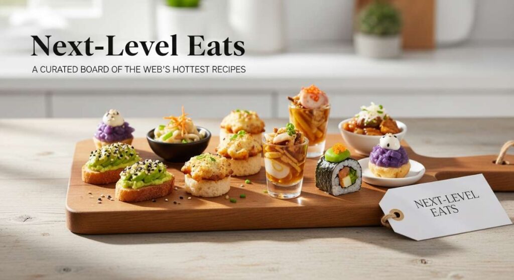 featured: next level eats: a curated board of the web’s hottest recipes