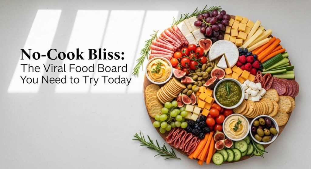 featured: no cook bliss: the viral food board you need to try today