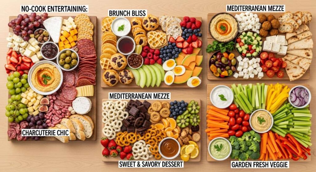 featured: no cook entertaining: 5 simple food boards that went viral this week