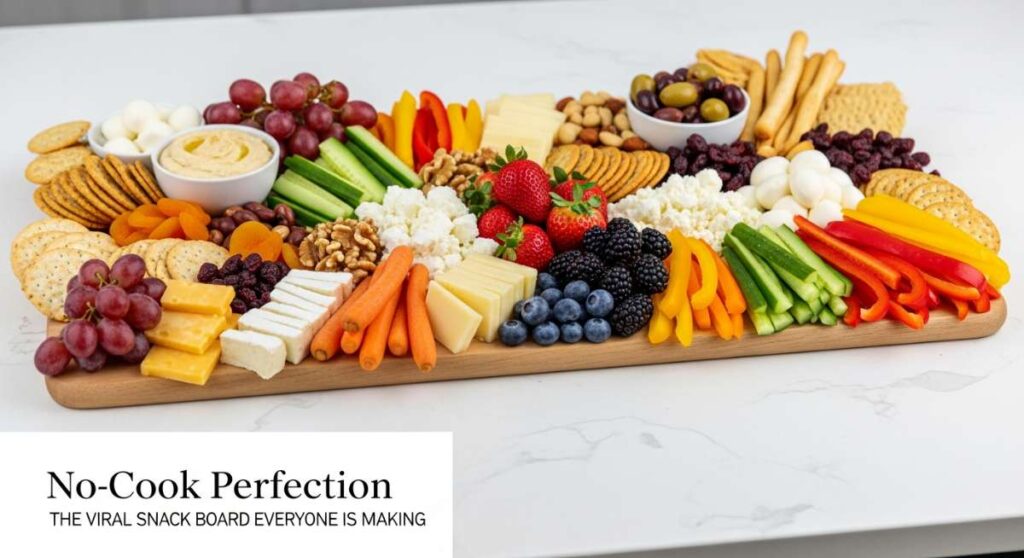 featured: no cook perfection: the viral snack board everyone is making