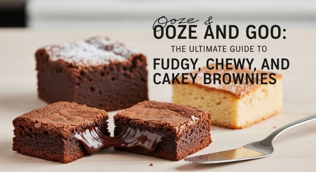 featured: ooze and goo: the ultimate guide to fudgy, chewy, and cakey brownies