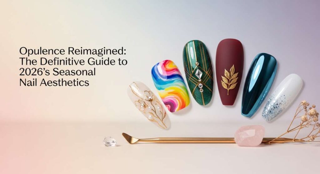 featured: opulence reimagined: the definitive guide to 2026’s seasonal nail aesthetics
