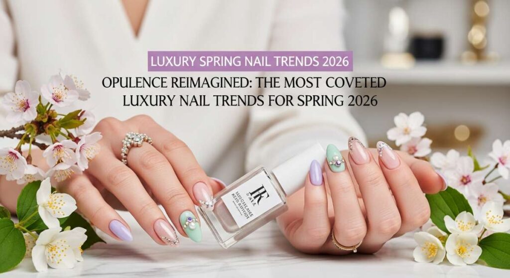 featured: opulence reimagined: the most coveted luxury nail trends for spring 2026