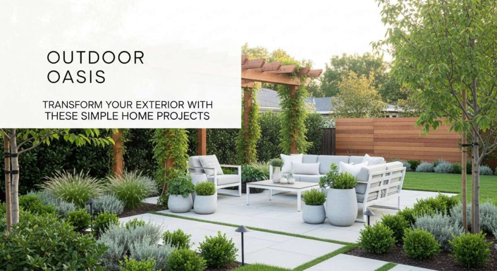 featured: outdoor oasis: transform your exterior with these simple home projects