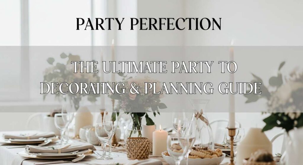 featured: party perfection: the ultimate guide to planning and decorating