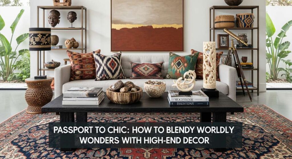 featured: passport to chic: how to blend worldly wonders with high end decor