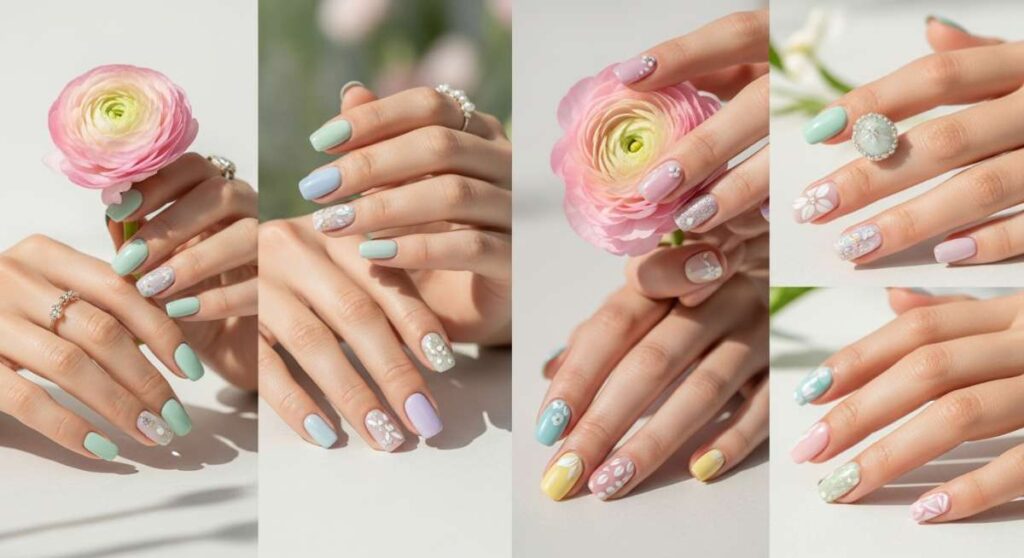 featured: pastel perfection: 10 luxe spring manicure ideas you'll love