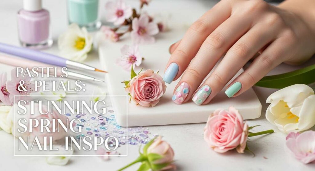 featured: pastels and petals: stunning spring nail inspo for your next mani