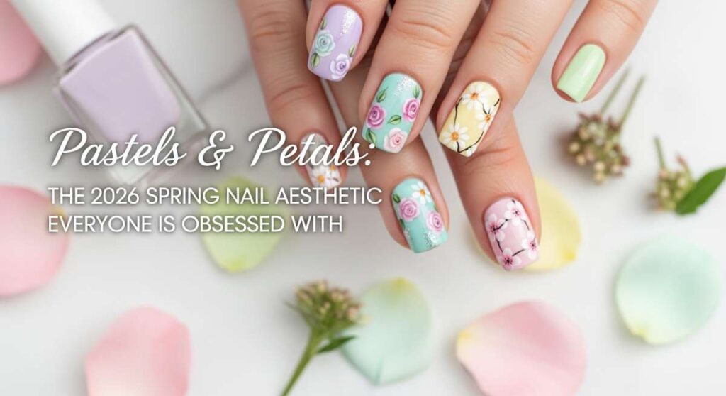 featured: pastels & petals: the 2026 spring nail aesthetic everyone is obsessed with