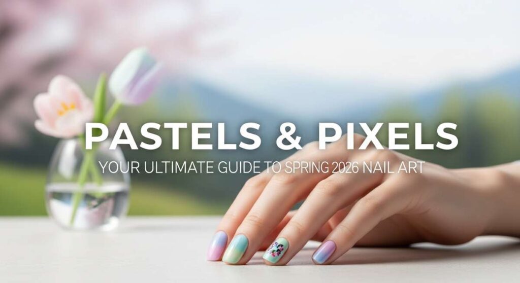featured: pastels & pixels: your ultimate guide to spring 2026 nail art