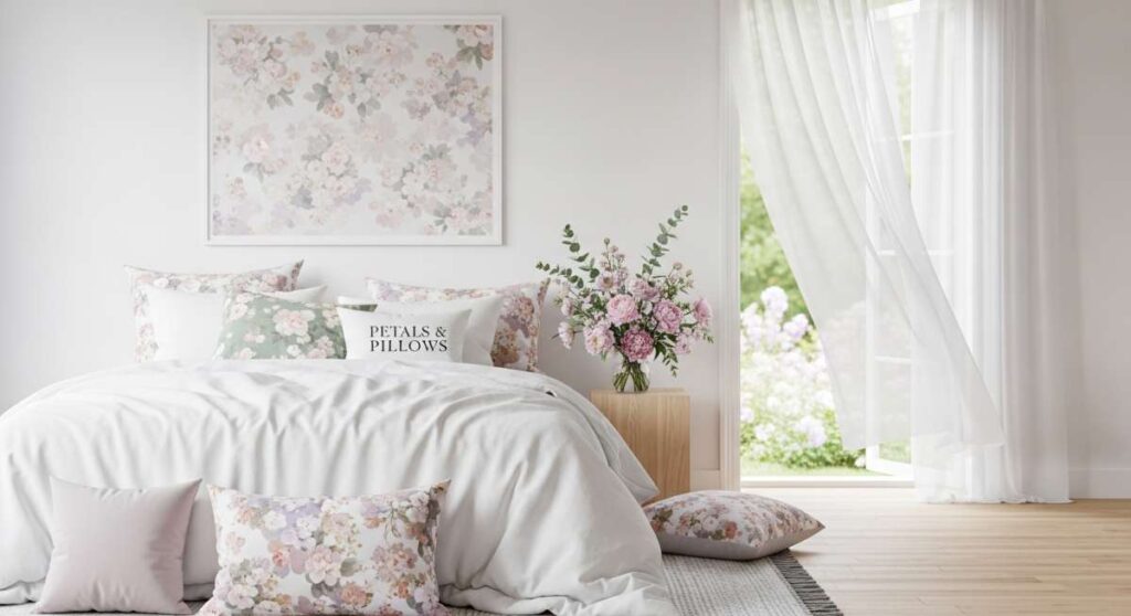 featured: petals & pillows: 10 ways to master the floral bedroom aesthetic