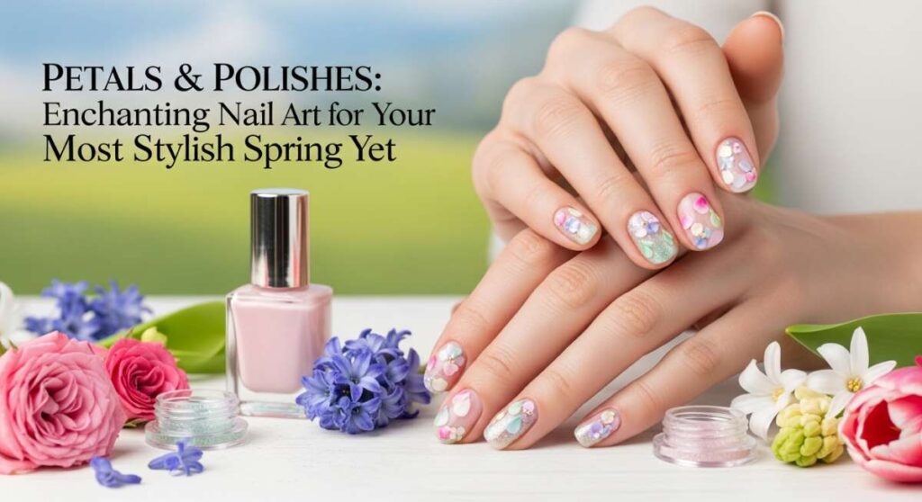 featured: petals & polishes: enchanting nail art for your most stylish spring yet