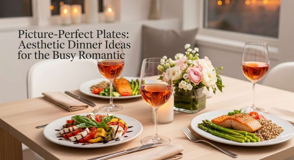 featured: picture perfect plates: aesthetic dinner ideas for the busy romantic