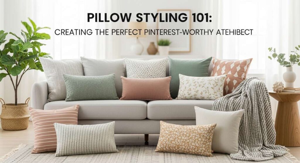 featured: pillow styling 101: creating the perfect pinterest worthy aesthetic