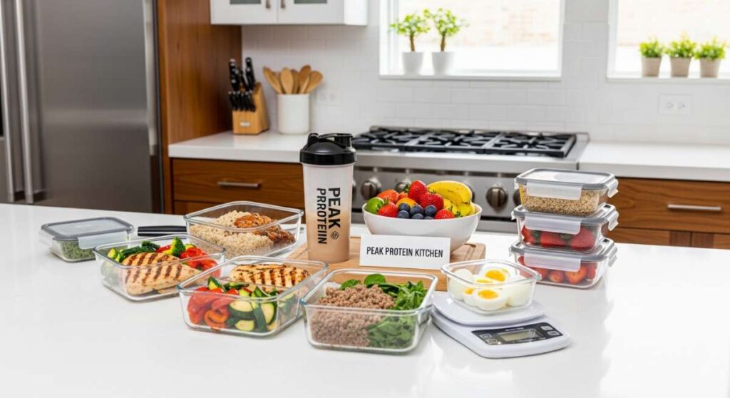 featured: power up your prep: inside the peak protein kitchen
