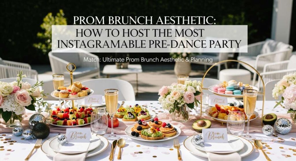featured: prom brunch aesthetic: how to host the most instagrammable pre dance party