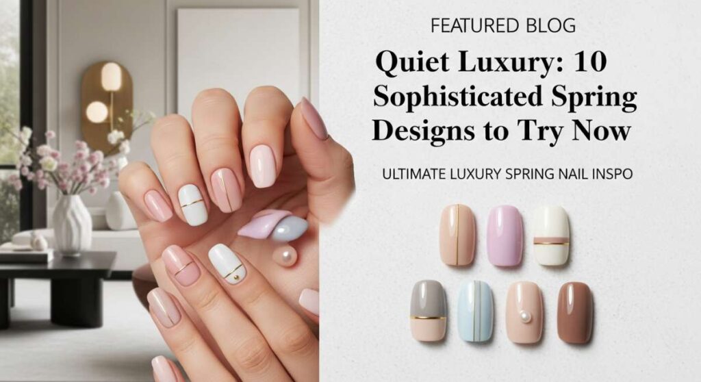 featured: quiet luxury: 10 sophisticated spring nail designs to try now