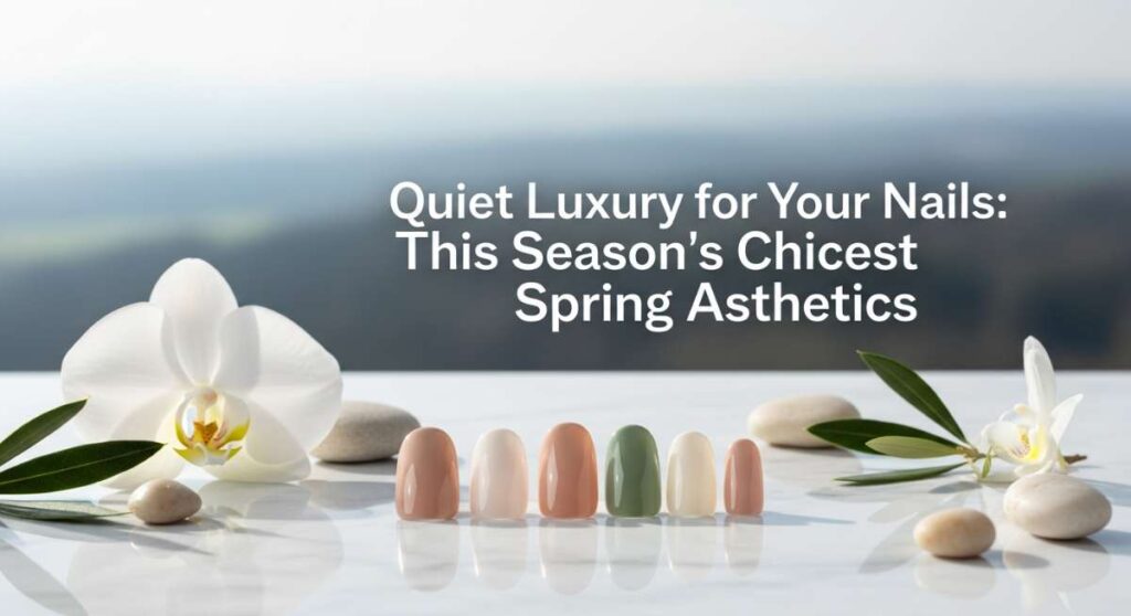 featured: quiet luxury for your nails: this season’s chicest spring aesthetics