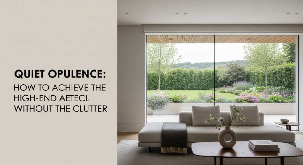 featured: quiet opulence: how to achieve the high end aesthetic without the clutter