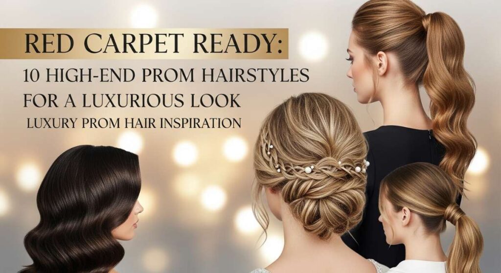 featured: red carpet ready: 10 high end prom hairstyles for a luxurious look