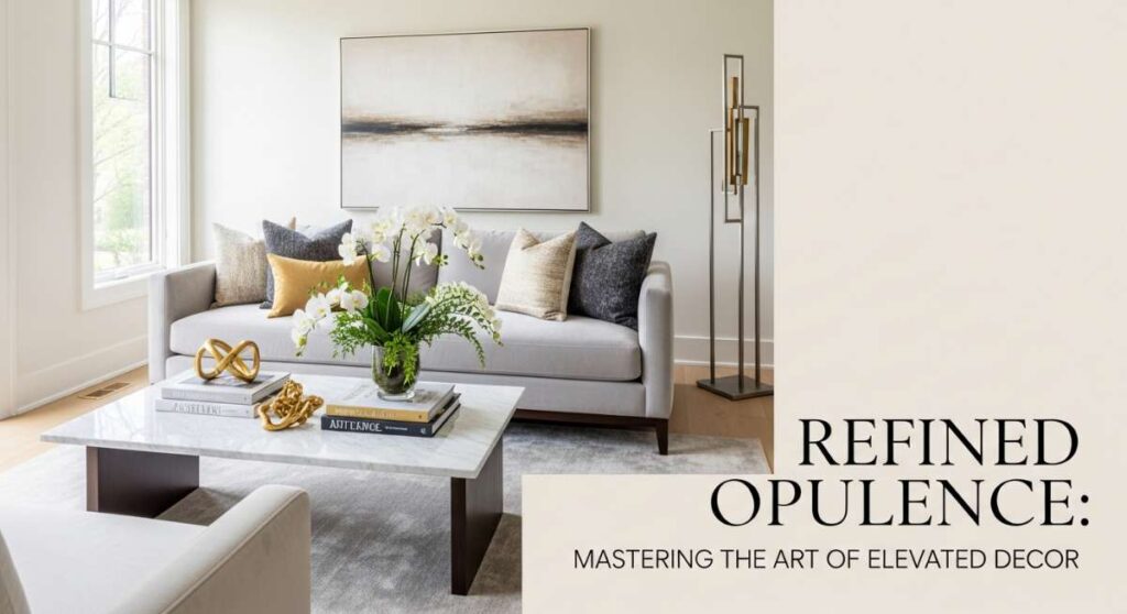 featured: refined opulence: mastering the art of elevated decor